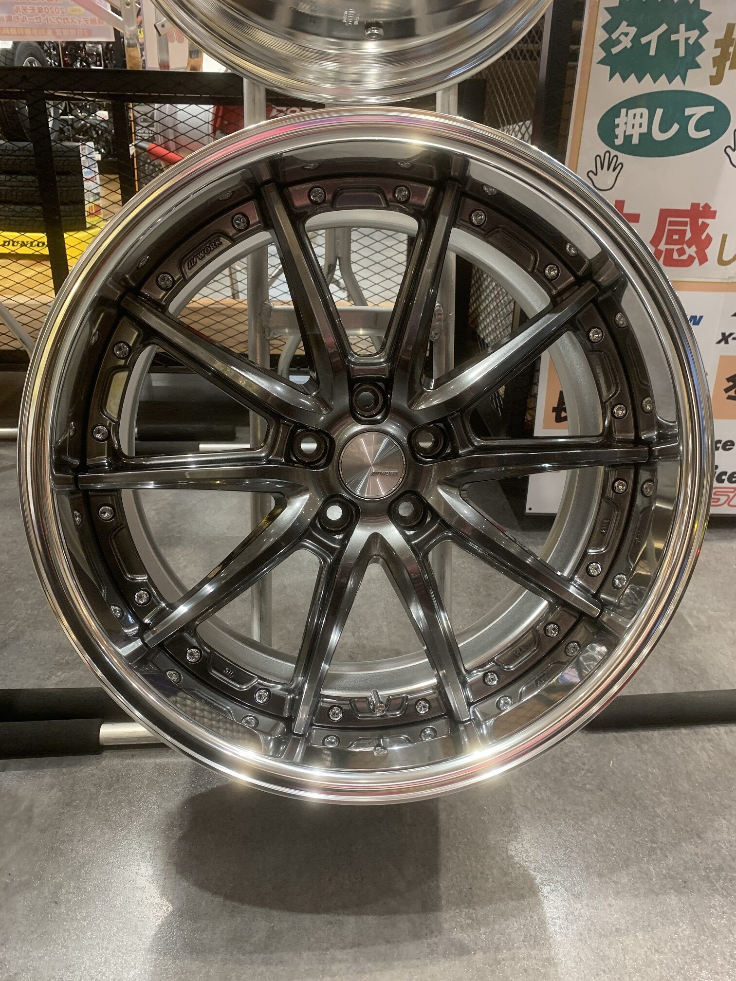 WORKランベックLS10 PCD100.８.0J19インチ - 自動車